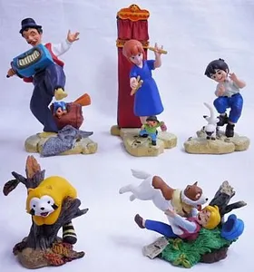 Модель Фигурки из ПВХ, мир, шедевр, кинотеатр, 1 сцена, 5 шт.компл. редкая из печати