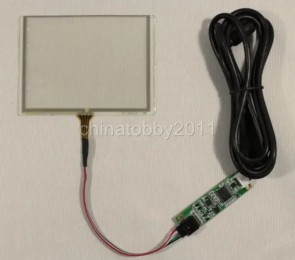 Skylarpu 5 дюймов 4 провода резистивная сенсорная панель + USB карта контроллера для