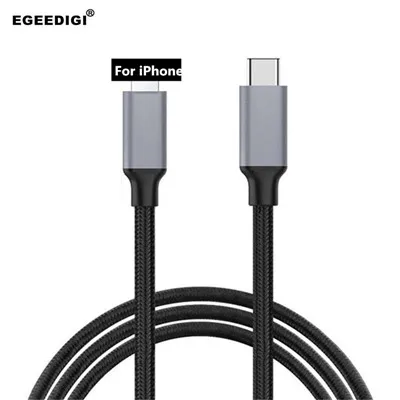 EGEEDIGI 1,8 м игровая линия передачи данных 180 градусов быстрая зарядка 8Pin USB кабель для iPhone 6 7 8Plus XS MAX XR для Lightning USB кабель