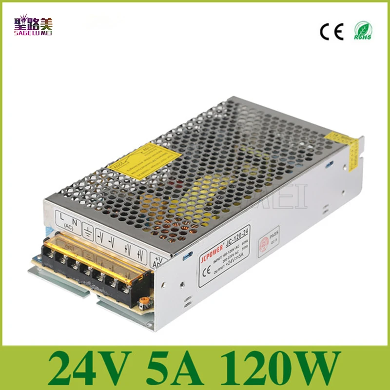 Высокое качество DC5V 12V 24V 36V 3В светодиодные полосы Мощность к адаптеру AC100-240V 1A 2A 3A 4A 5A 6A 8A 10A 15A 20A 30A 40A 50A Питание