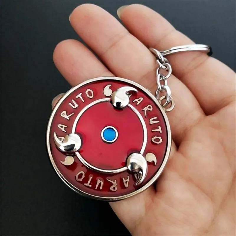 Наруто Учиха костюм сасуке реквизит Sharingan металлический вращающийся любимый подарок для любителей Наруто