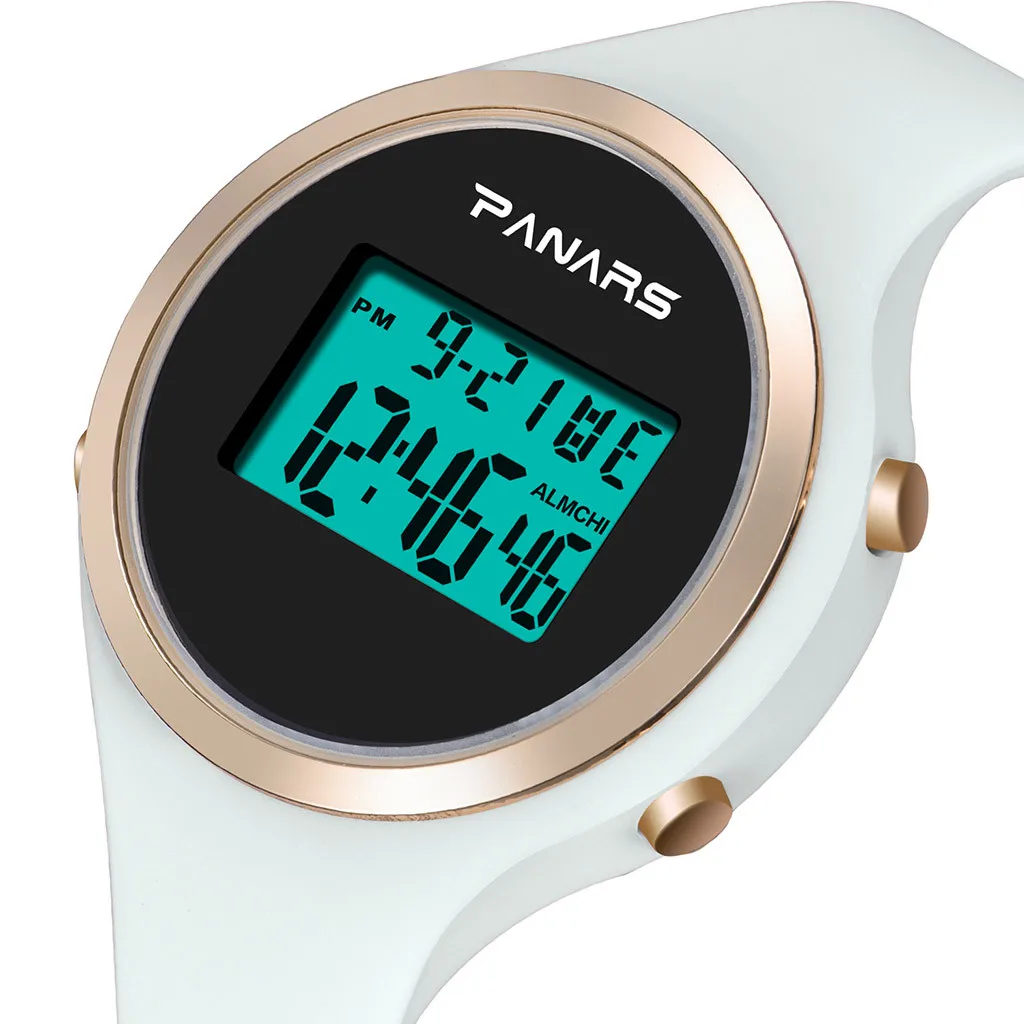 Luminous Fashion Generous And Simple Waterproof Silicone Belt Electronic Watch digital Watch fashion gif Men's watch Outdoor sp