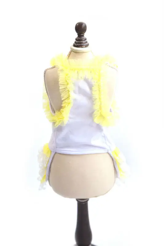 Dog Cat Bow Tutu Dress Cygnet Print Lace Skirt Pet Puppy Clothes Costume | Дом и сад