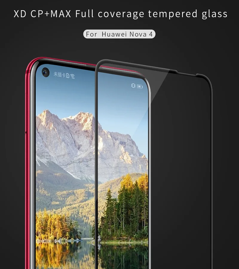 Nillkin XD CP+ Max закаленное стекло для huawei Honor View 20 Pro V20 на весь экран клеевой чехол изогнутый защитный олеофобный