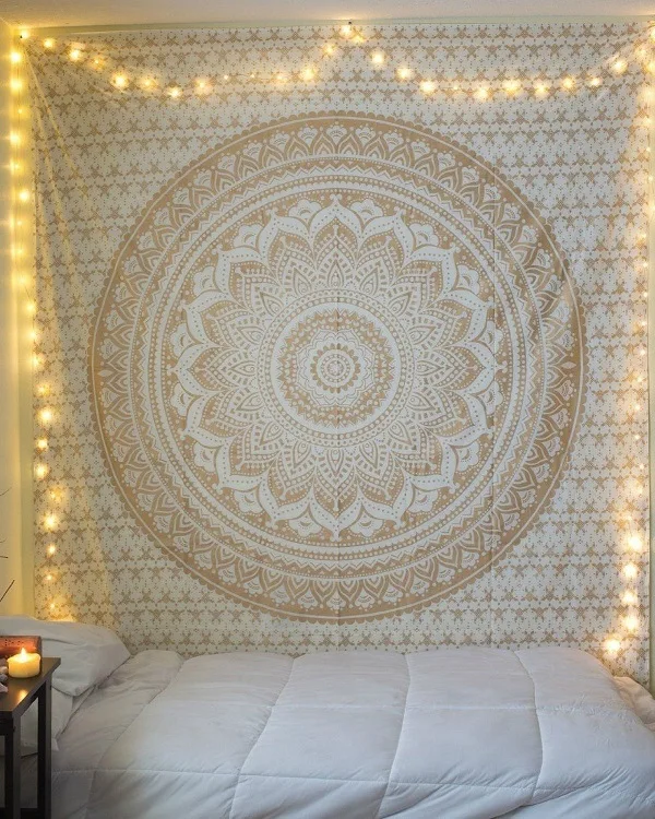 Boho Индейская мандала гобелен настенный бросить богемном стиле мода