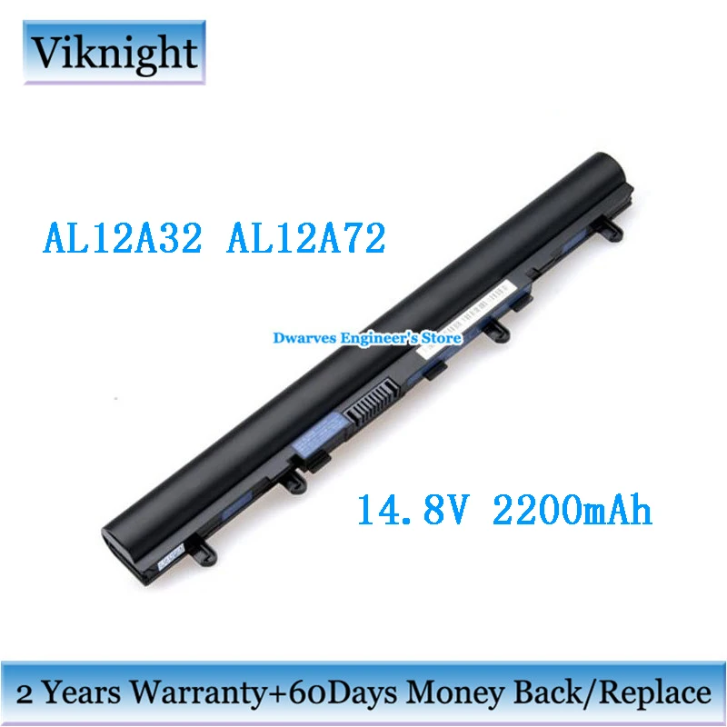 14 8 V 2200mAh AL12A32 AL12A72 Аккумулятор для ноутбука Acer Aspire V5 серии E1 572 471G 531 771 литий ионный