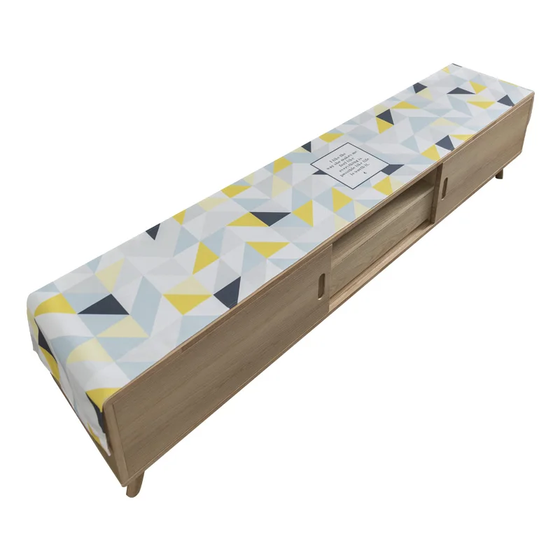 Скатерть из хлопка и льна с геометрическим узором|Скатерти| |