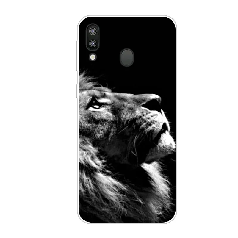 Для samsung M20 чехол милый мультфильм мягкий силиконовый планета кошка для телефона С Рисунком Тигра чехол для samsung Galaxy M20 задняя крышка M 20 M205F Coque