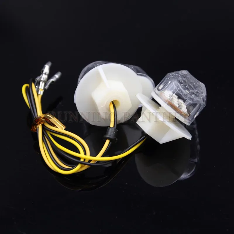 Turn Signal Flush Mount LED Indicator Light Moto Flashing For Yamaha YZF R1 R6 R6S FZ1S FAZER 1000 FZ6S 600 | Автомобили и