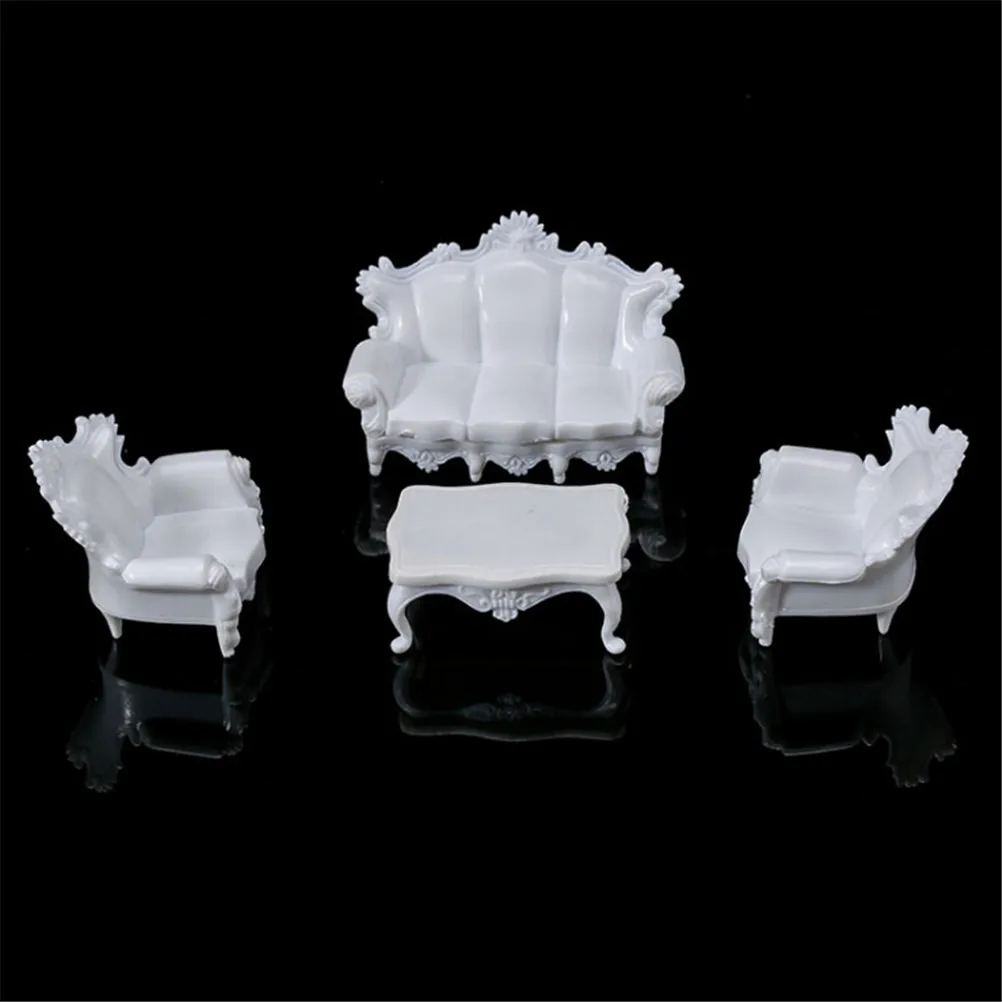 1 Набор мебельных игрушек Кукольный диван пианино стол миниатюрная мебель наборы