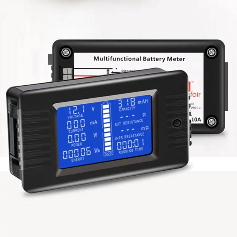 DC 0 200 в 300A тестер батареи Вольтметр Амперметр Напряжение тока сопротивление