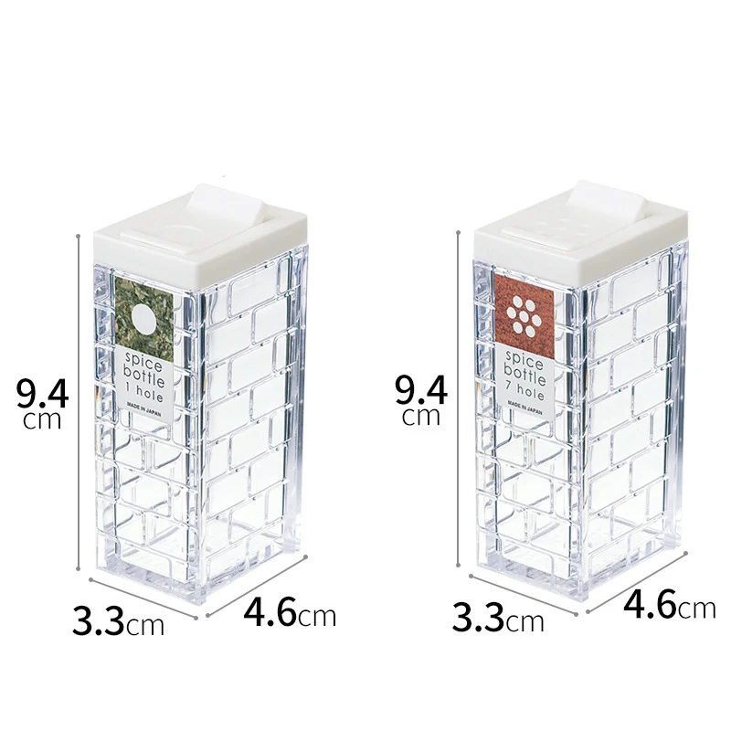 QuickDone прозрачный Творческий приправа баночка для специй соль канистра соусница с