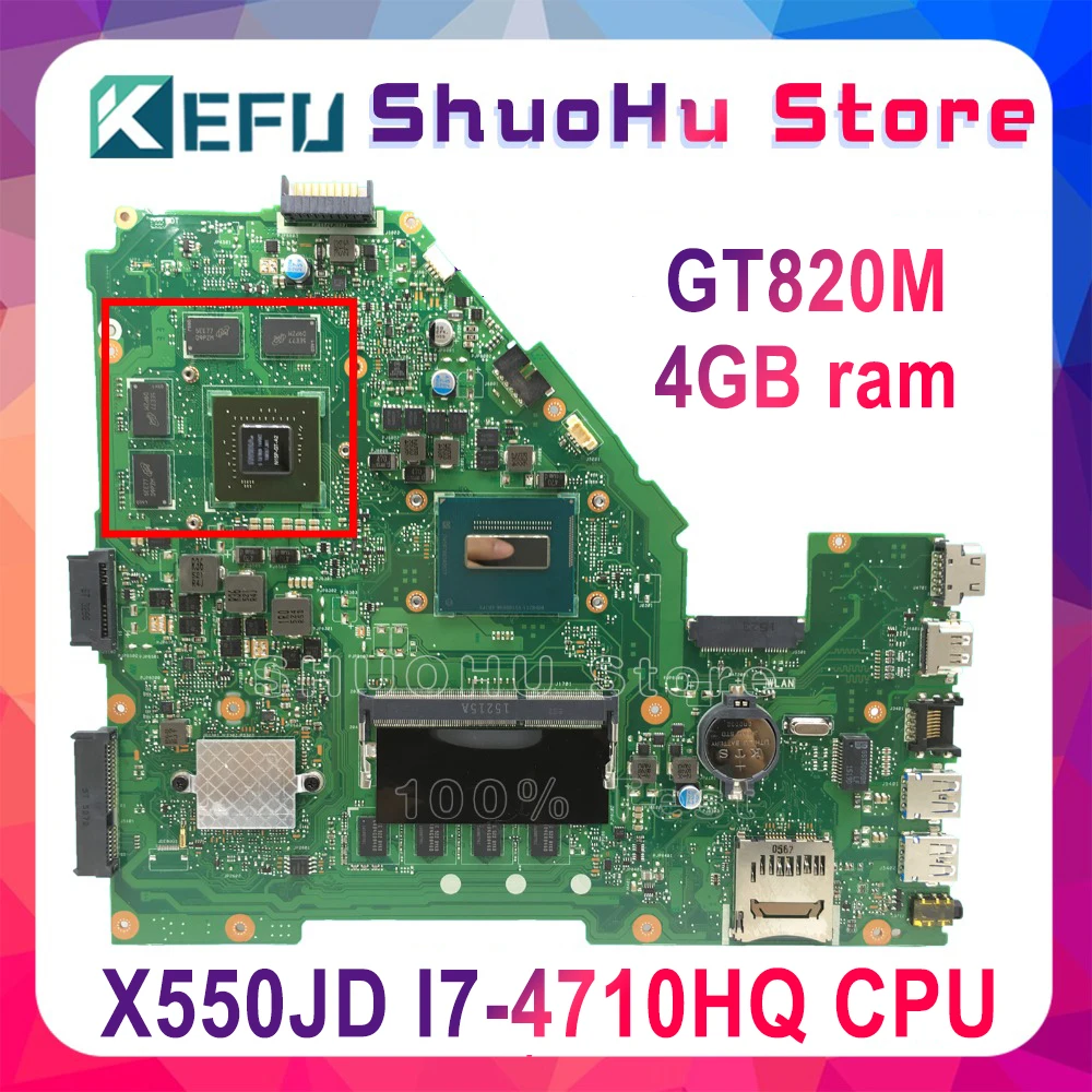 X550JD X550JK материнская плата для ноутбука ASUS X550JX FX50J ZX50J A550J X550J протестированный