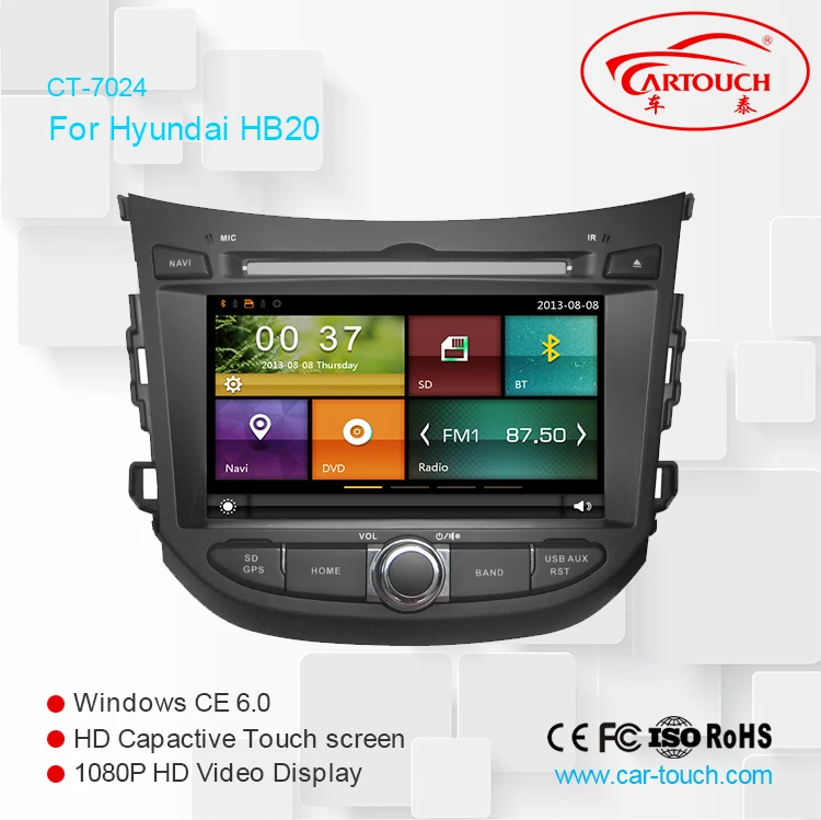 7 дюймовый автомобильный Радио dvd плеер GPS навигация для Hyundai HB20 Бесплатная