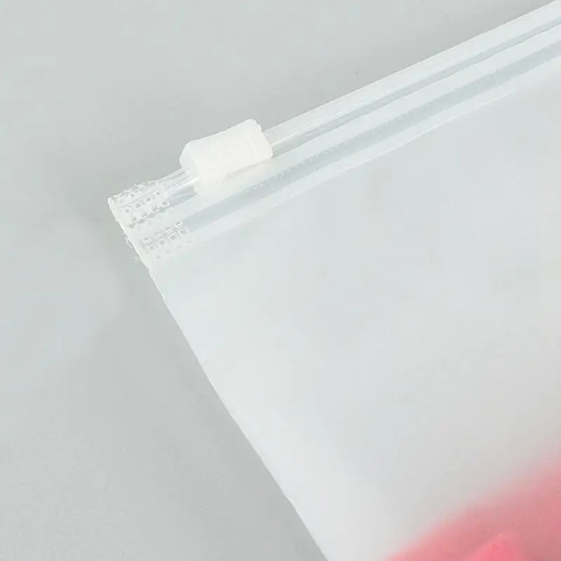 Матовый прозрачный пластиковый контейнер сумка на молнии путешествия пакет с