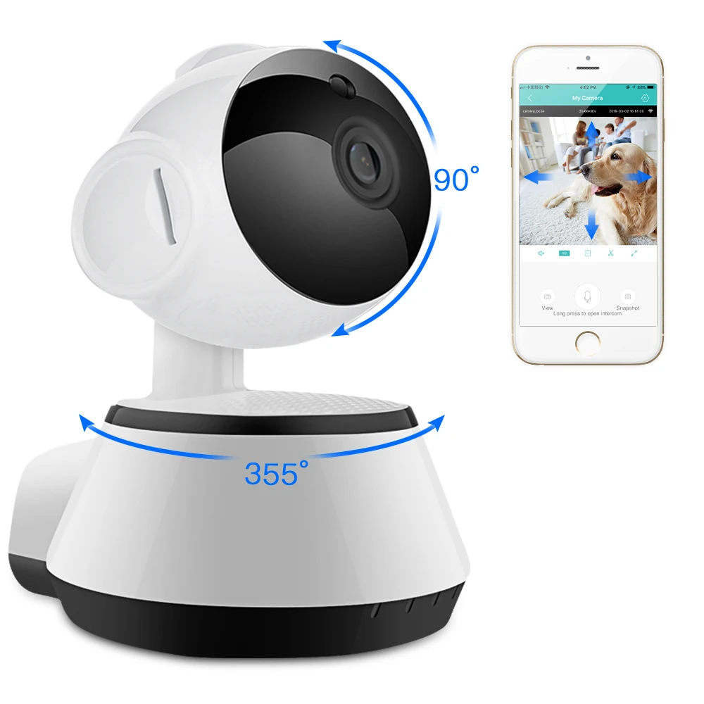 Беспроводная камера видеонаблюдения SDETER 2 МП 1080P Wi Fi IP ИК ночное видение