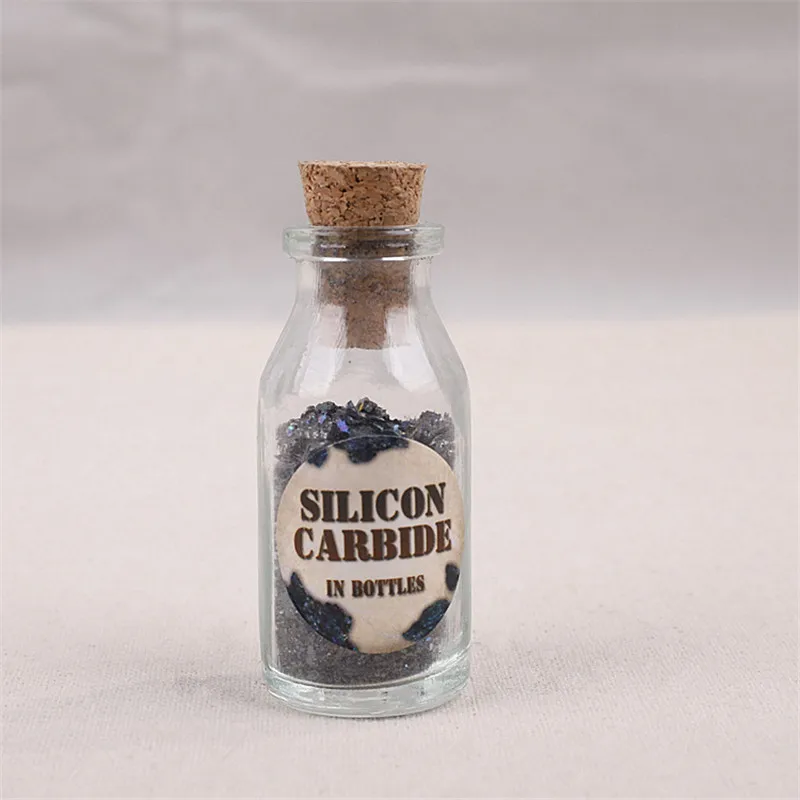 1 Bottle Of Coal Crystal Gravel Specimen Decoration Natural Mineral Stone | Дом и сад