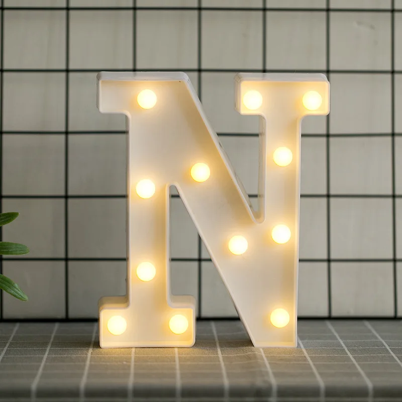LMID DIY 3D светодиодный письмо светодиодный ночной Светильник Marquee знак Алфавит настенный ночной Светильник домашняя одежда для свадьбы, дня рождения Декор
