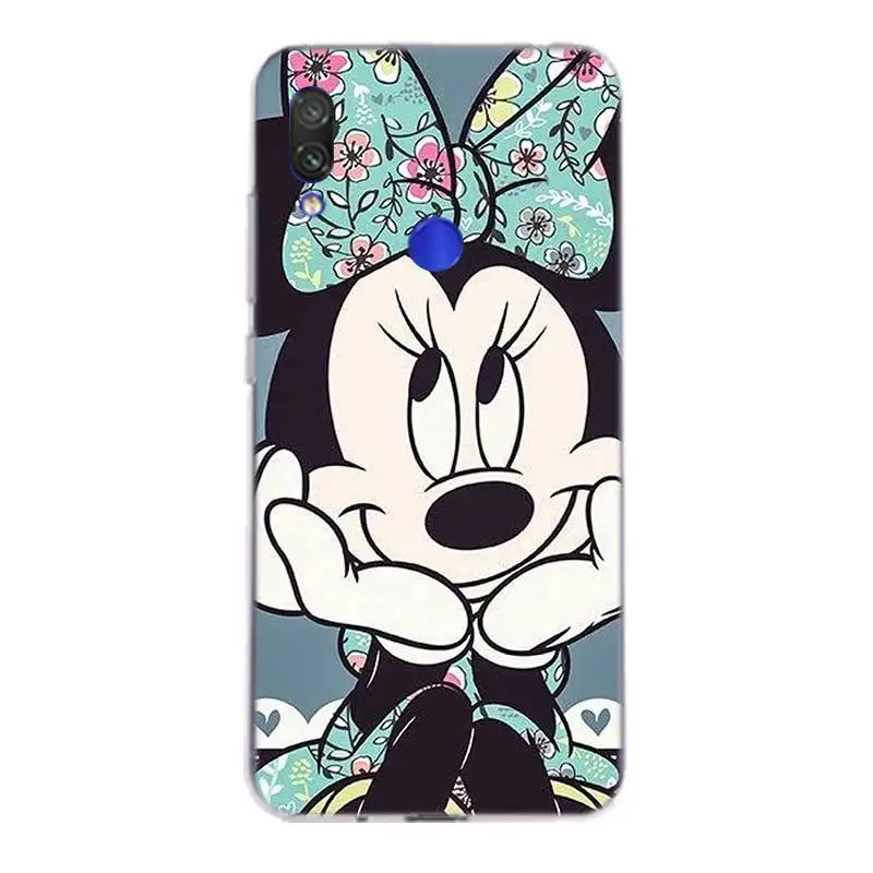 Minnie Mouse Girls Cute Silicone Case For Xiaomi Redmi Y3 S2 Y2 Note 7 6 5 Pro 4 4X 5A 6A Pocophone F1 Mi 8 A2 lite 9 A1 Cover |