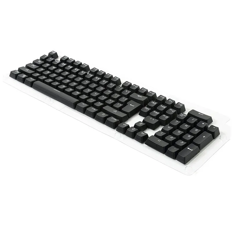 Механическая клавиатура Keycaps 104 Keyset Cherry MX Key Caps Для Switches Keyboard черный/белый Editon без