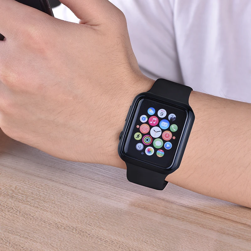 Тонкий мягкий чехол ProBefit из ТПУ для Apple Watch Series 1 2 3 38 42 мм защитный с покрытием iwatch 4