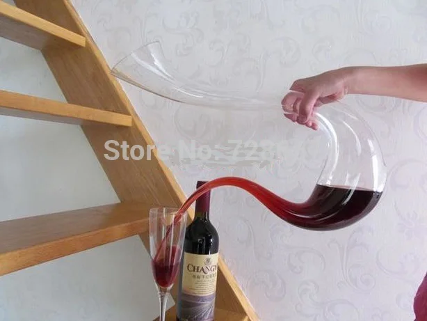 Лебедь свинца хрусталь красное вино графин бутылки декоративные Drinkware и посуда