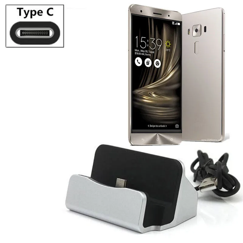 Настольная док-станция для зарядки и синхронизации данных USB Type-C Xiaomi Samsung ASUS ZS570KL