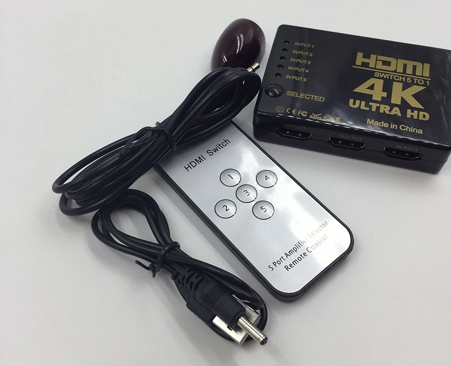 Baolyda HDMI коммутатор 4 K HD1080P 3 5 переключатель порта Selector Splitter с концентратора ИК