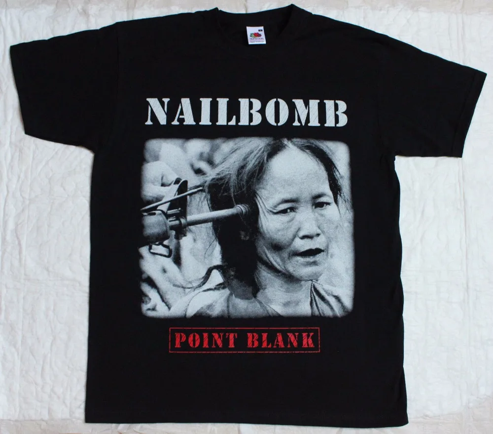 S 3XL nailbomb упор 94 Sepultura кавалера трэш панк Новая Черная футболка с принтом Для