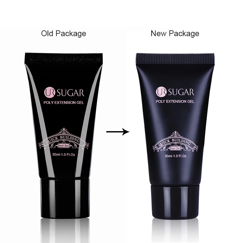 UR SUGAR Quick BuildingPoly Extensio гель скольжения решение для ногтей Ложные формы советы шпатель кисточки пилки для маникюра дизайн ногтей набор инструментов