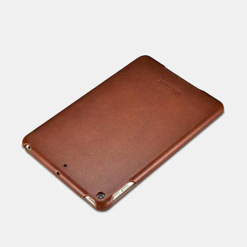 Для iPad Mini5 чехол из натуральной кожи с откидной крышкой с Бизнес чехол для планшета iPad Mini 5 Натуральная Воловья кожа кожаный бумажник с откидной icarer бренд