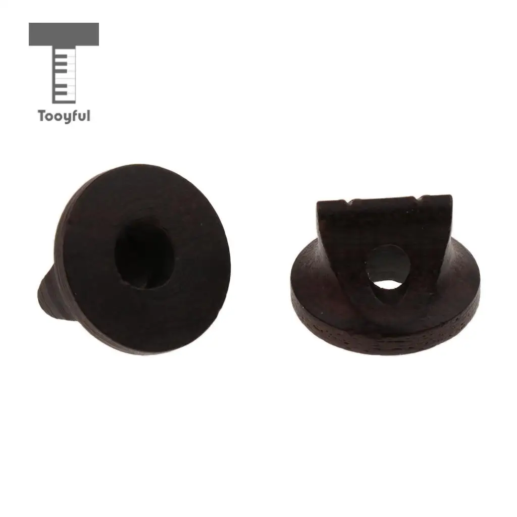 Tooyful 2 шт Ebony Erhu мост для струнного инструмента Запчасти Аксессуары