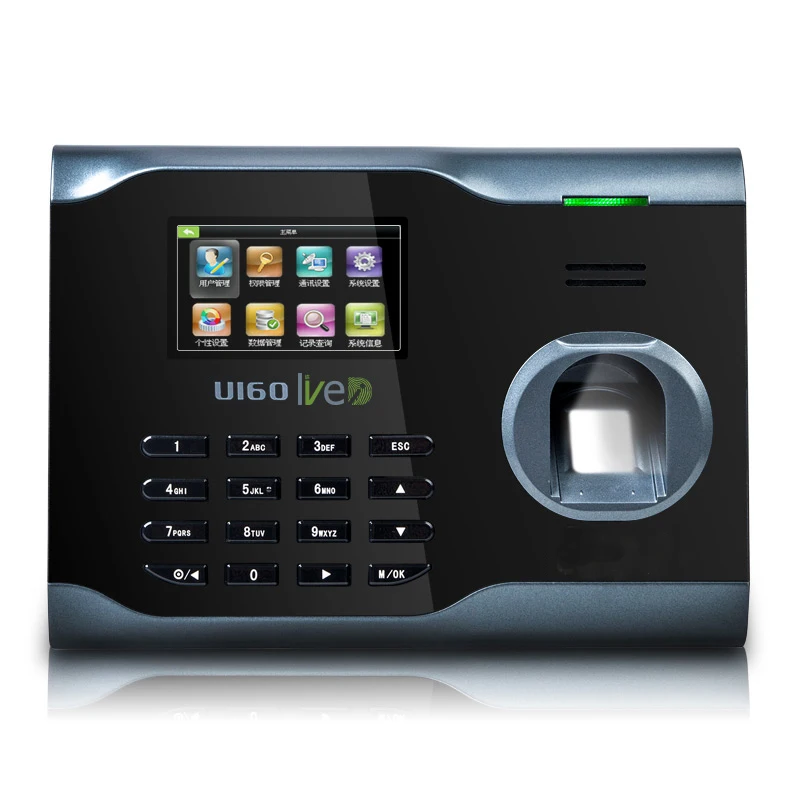 ZK U160 отпечаток пальца время посещаемости WIFI TCP/IP часы|zk u160|time attendance wififingerprint zk |