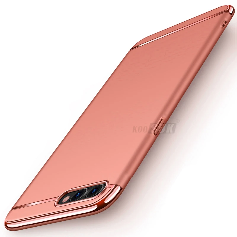 Rose Чехол a3s для OPPO A3s, чехол 3в1, полная защита корпуса, твердый Роскошный чехол на заднюю панель для OPPO A3S, чехол для телефона s, Ультратонкий чехол - Цвет: Rose