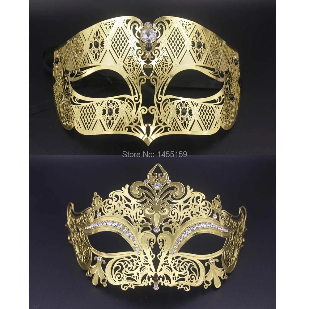 Серебристая черная золотая металлическая маскарадная свадебная вечерние Ная