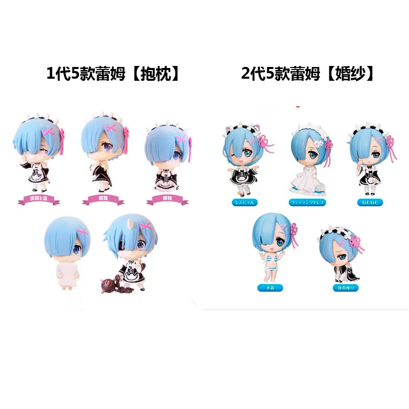 Экшн-фигурки из коллекции Re:Zero kara hajimeru isekai seikatsu Rem ga ippai T30 5 шт. | Игрушки и хобби