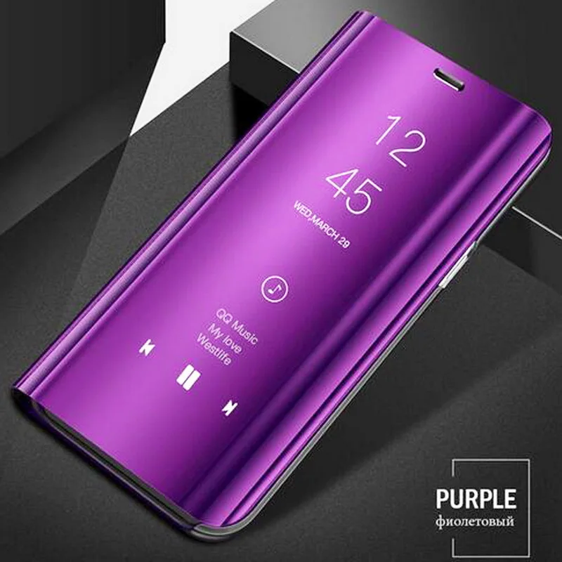 NOWAL Роскошные Смарт-зеркало Clear View Флип Чехол для Xiaomi Note 5 Pro 4 5A покрытие стенд