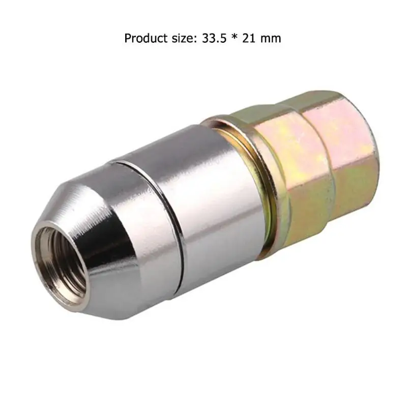 VODOOL универсальные M12x1.5 стопорные гайки колеса 4 гайки 1 ключ Противоугонный замок безопасности ключ гайка комплект для авто автомобиля колеса диски