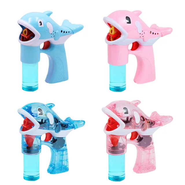 Bubble Machine Toys Electricity Dolphin gun Fully automatic Music children | Игрушки и хобби