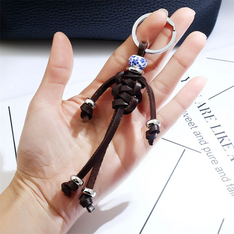 5 штук в партии панк Для женщин мужчин автомобильный брелок для ключей Винтаж