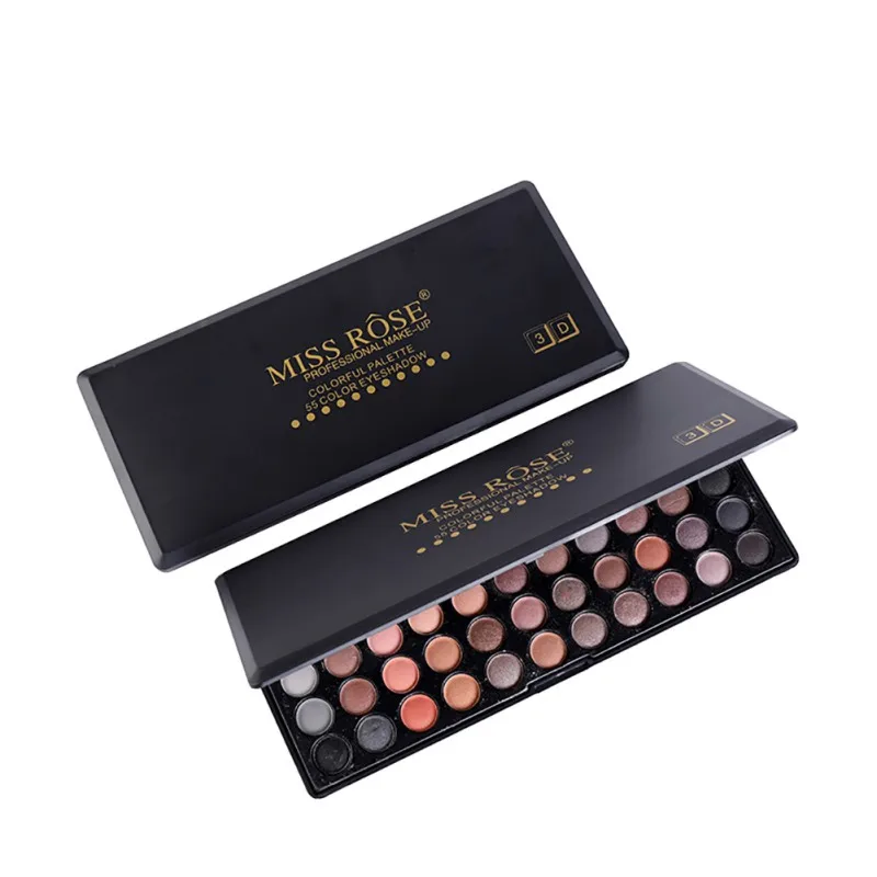 MISS ROSE 55 цветов матовый мерцающий тени для век Палитра фестиваль сценический