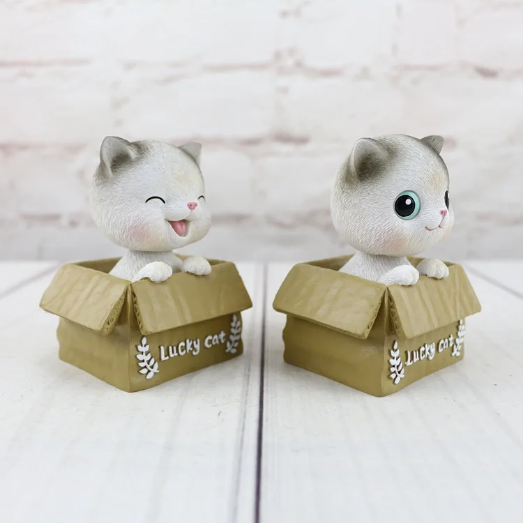 1 шт. кошечка для кошечек статуэтки животных копилка монет домашний декор