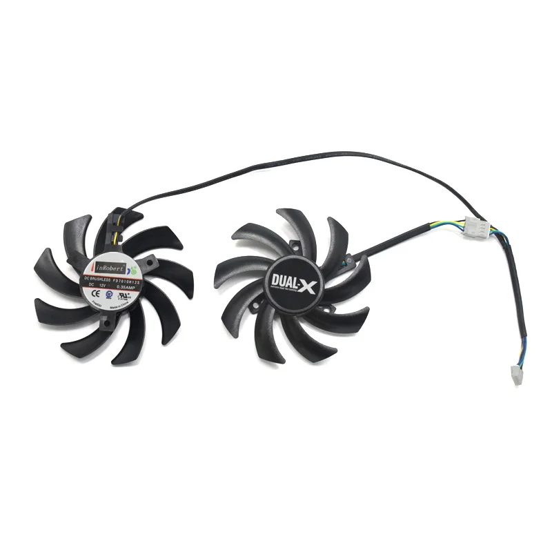 Вентилятор охлаждения для видеокарты Sapphire R9 270 280X HD7870 HD7950 HD7850 HD6850 2 шт./лот 85