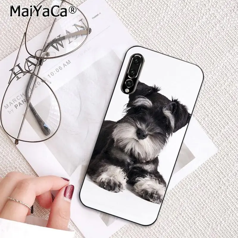 MaiYaCa милые собаки Шнауцер крашеный чехол для телефона для huawei P20Lite P30Pro P Smart Y5 Y6 Honor8A 8C 10i Nova3 Mate20Lite View10 - Цвет: A9