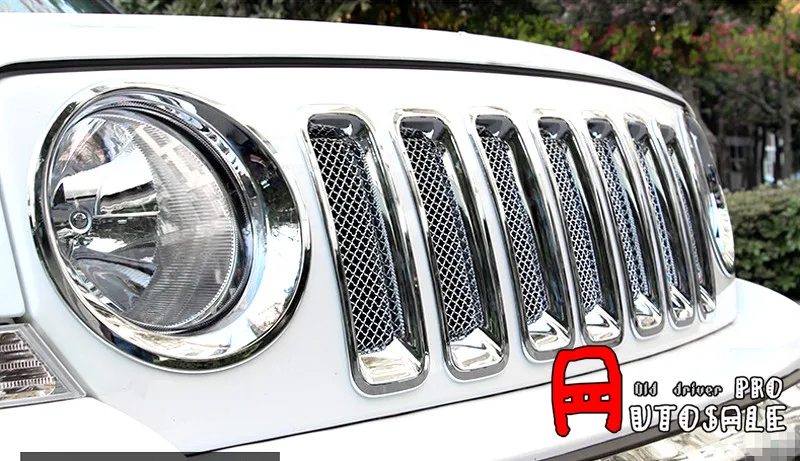 7 шт. передняя решетка для Jeep Patriot 2011 2012 2013 2014 2015 | Автомобили и мотоциклы