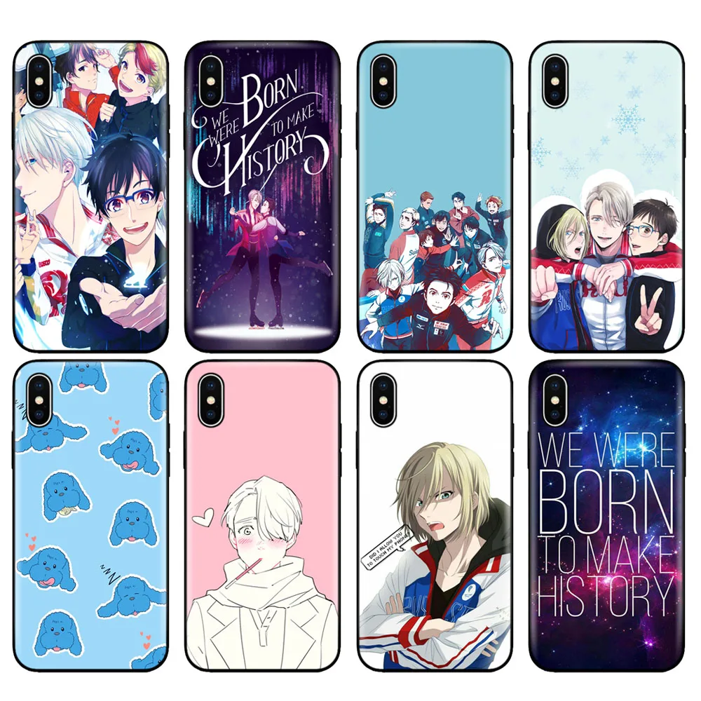 Черный чехол из ТПУ для iphone 5 5s se 6 6s 7 8 plus x 10 силиконовый XR XS 11 pro MAX yuri на ice history