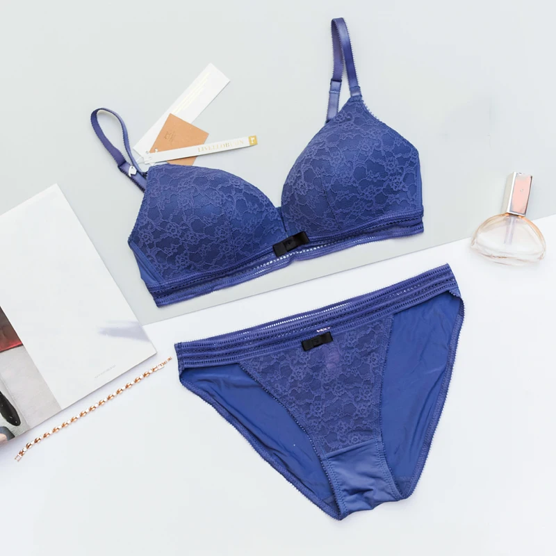 Женский топ сексуальные бесшовные бюстгальтеры и кружевные трусики трусы белое