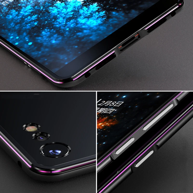 Роскошный брендовый Алюминиевый металлический бампер для Smartisan Nut Pro 2 S, металлические Чехлы в форме колонки, рамка для Smartisan Nut Pro2S