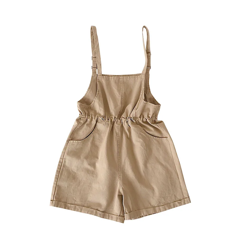 2019 летние хлопковые женские комбинезоны корейский спортивный костюм с коротким