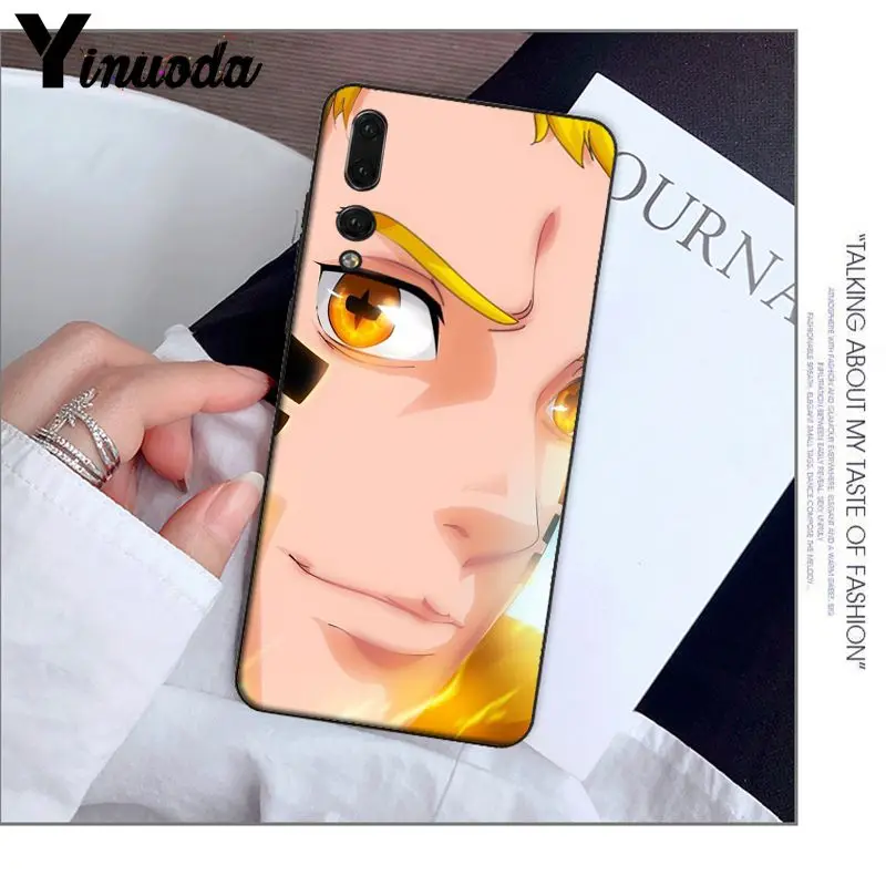 Умный чехол Yinuoda Naruto черный мягкий для телефона Huawei P9 P10 Plus Mate9 Mate10 Lite P20 Pro Honor10 View10 |